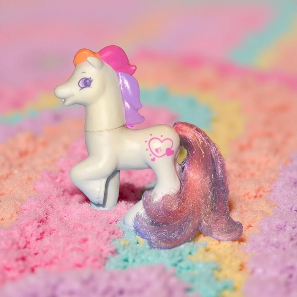 McDonalds 1998 My Little Pony G2 Light Heart Vintage  Soft Pony 3-4”